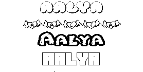 Coloriage Aalya