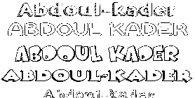 Coloriage Abdoul-Kader