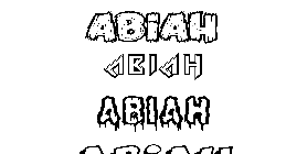 Coloriage Abiah