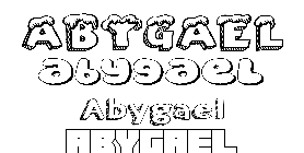 Coloriage Abygael