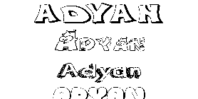 Coloriage Adyan