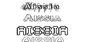 Coloriage Aissia