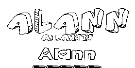 Coloriage Alann