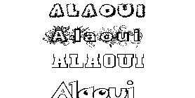 Coloriage Alaoui