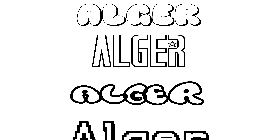 Coloriage Alger