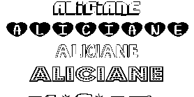Coloriage Aliciane