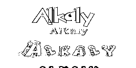 Coloriage Alkaly