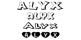 Coloriage Alyx