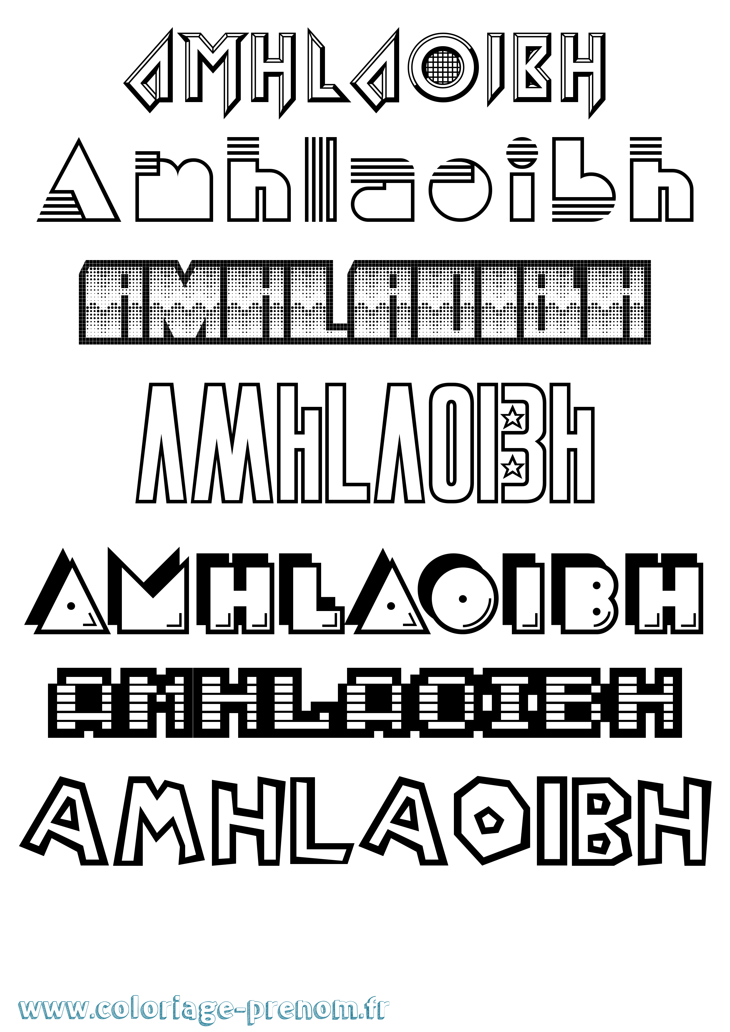 Coloriage Amhlaoibh Jeux Vidéos Coloriage prénom Amhlaoibh Jeux Vidéos