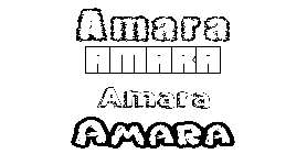 Coloriage Amara