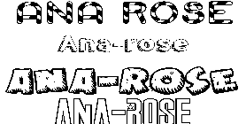 Coloriage Ana-Rose