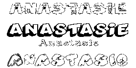Coloriage Anastasie