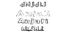 Coloriage Anjali