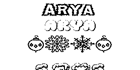 Coloriage Arya