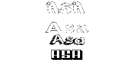 Coloriage Asa