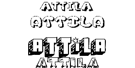 Coloriage Attila