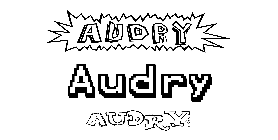 Coloriage Audry