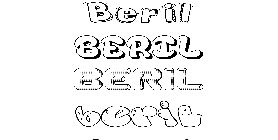 Coloriage Beril