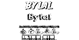 Coloriage Bylal