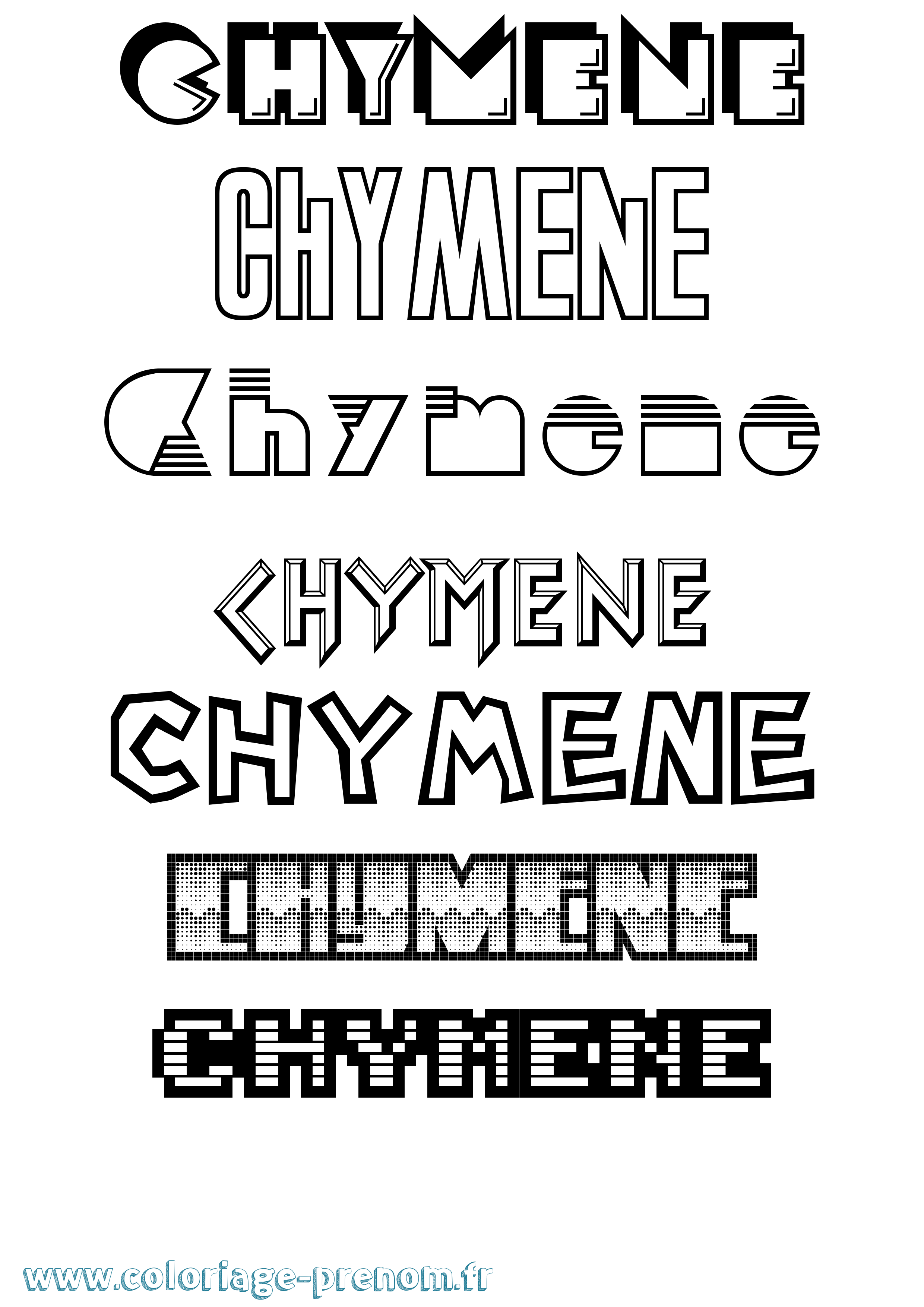 Coloriage Chymene Jeux Vidéos Coloriage prénom Chymene Jeux Vidéos