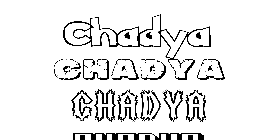Coloriage Chadya