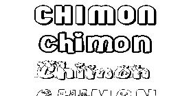 Coloriage Chimon