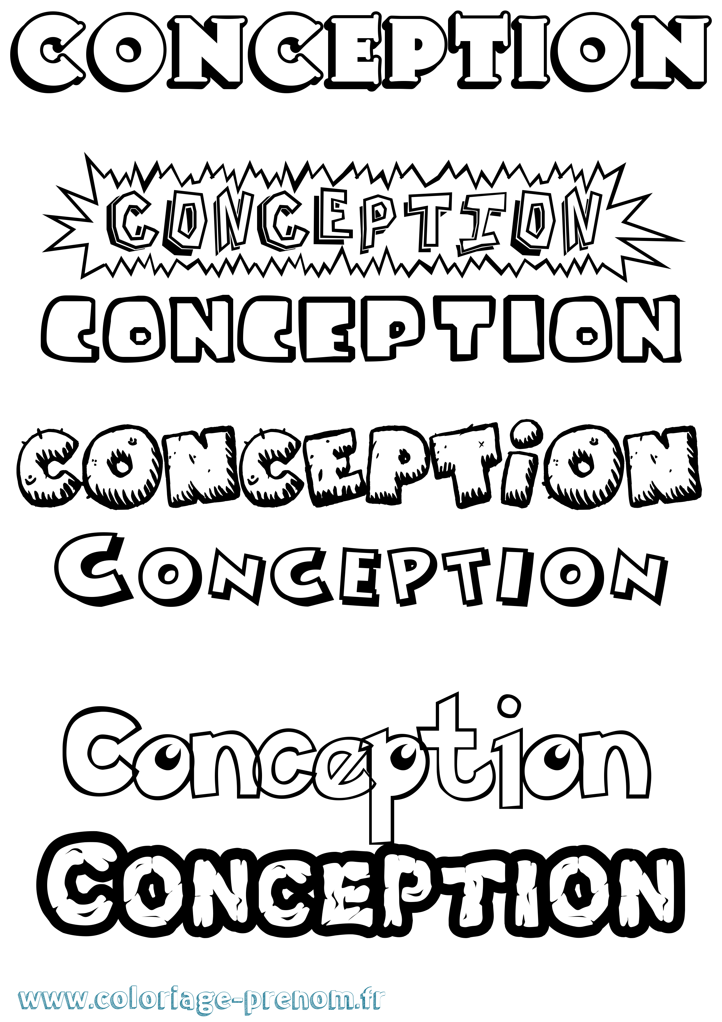 Coloriage Conception Dessin Animé Coloriage prénom Conception Dessin Animé