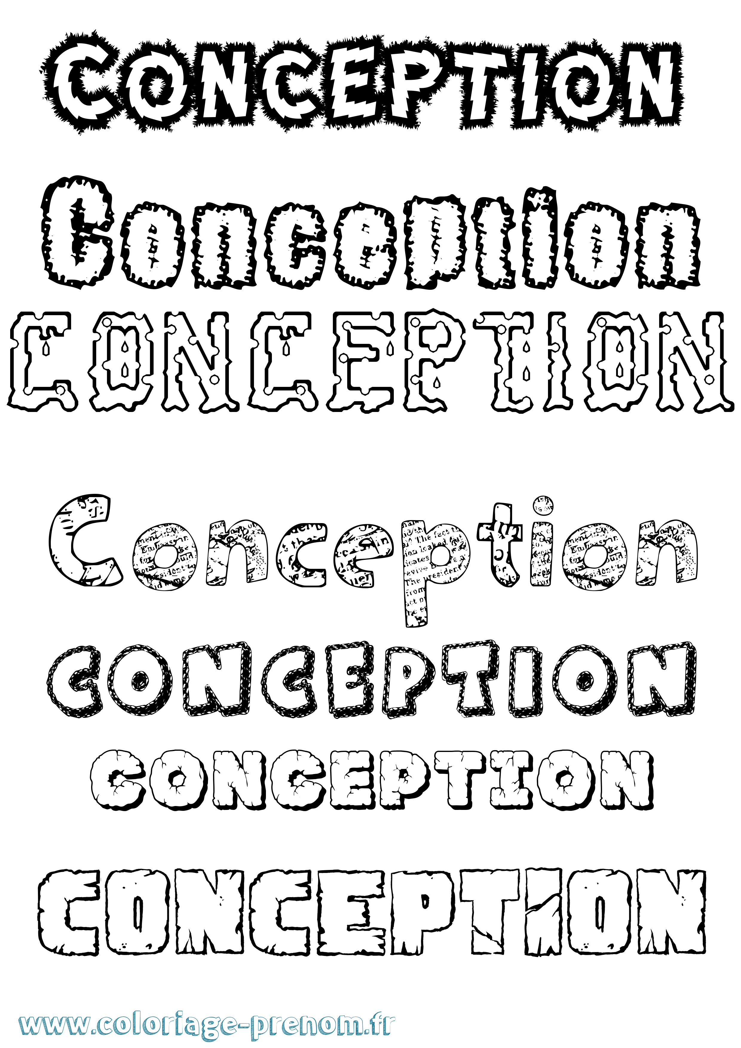 Coloriage Conception Destructuré Coloriage prénom Conception Destructuré