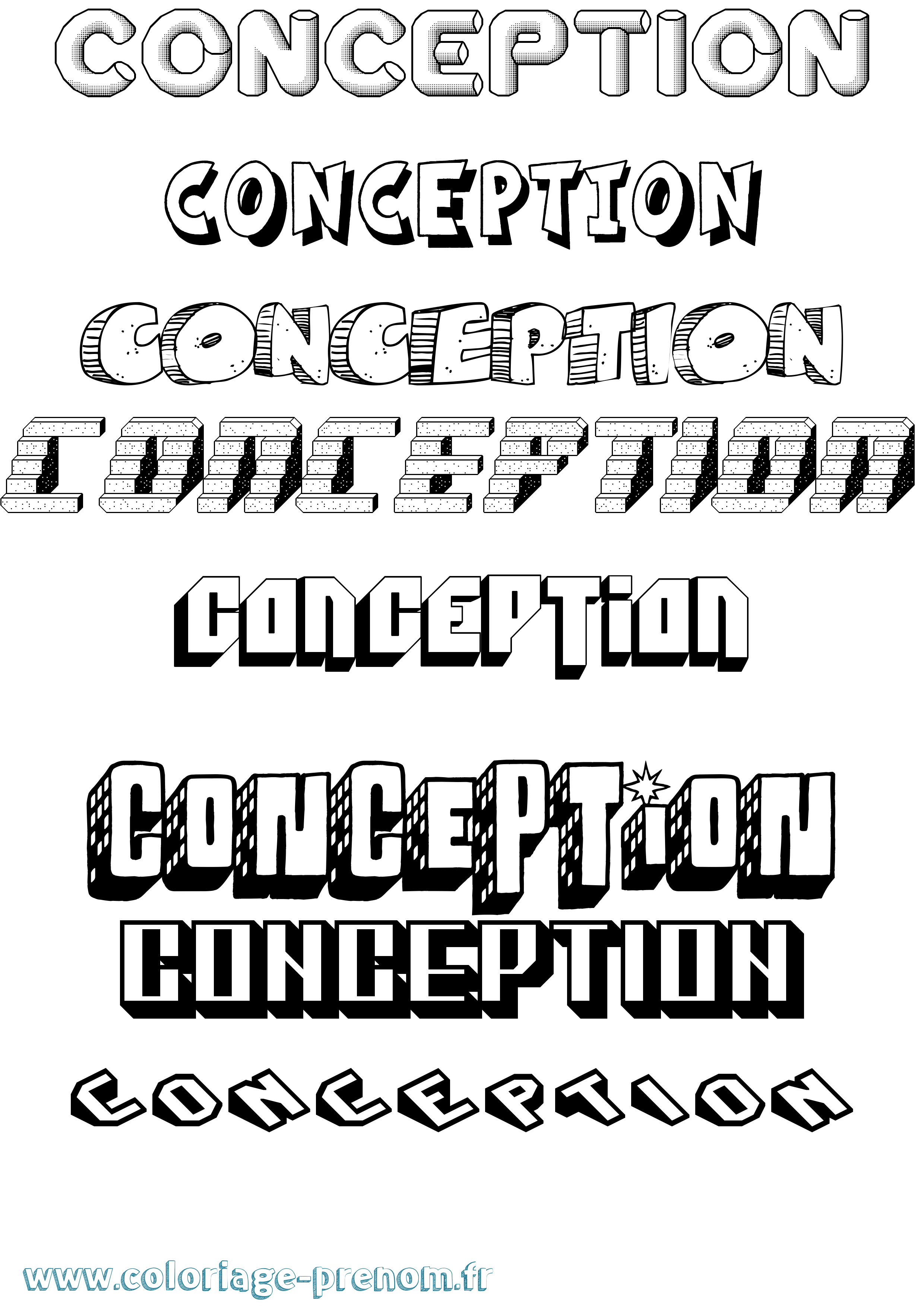 Coloriage Conception Effet 3D Coloriage prénom Conception Effet 3D