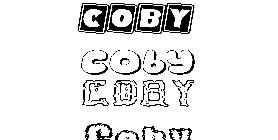 Coloriage Coby