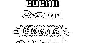 Coloriage Cosma