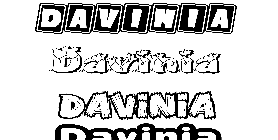 Coloriage Davinia