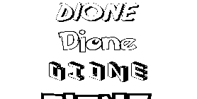 Coloriage Dione