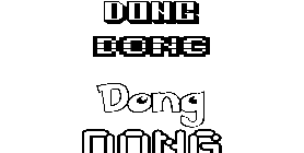 Coloriage Dong
