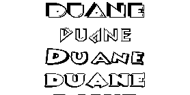 Coloriage Duane