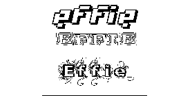 Coloriage Effie