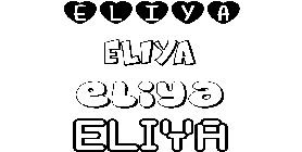 Coloriage Eliya