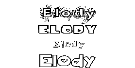 Coloriage Elody