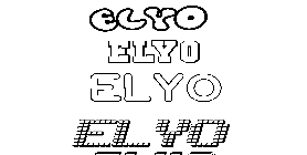 Coloriage Elyo