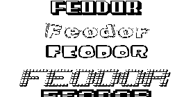 Coloriage Feodor