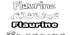 Coloriage Flaurine