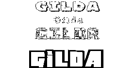 Coloriage Gilda