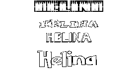 Coloriage Helina