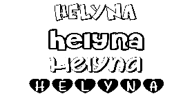 Coloriage Helyna