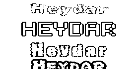Coloriage Heydar