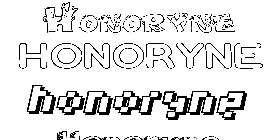 Coloriage Honoryne
