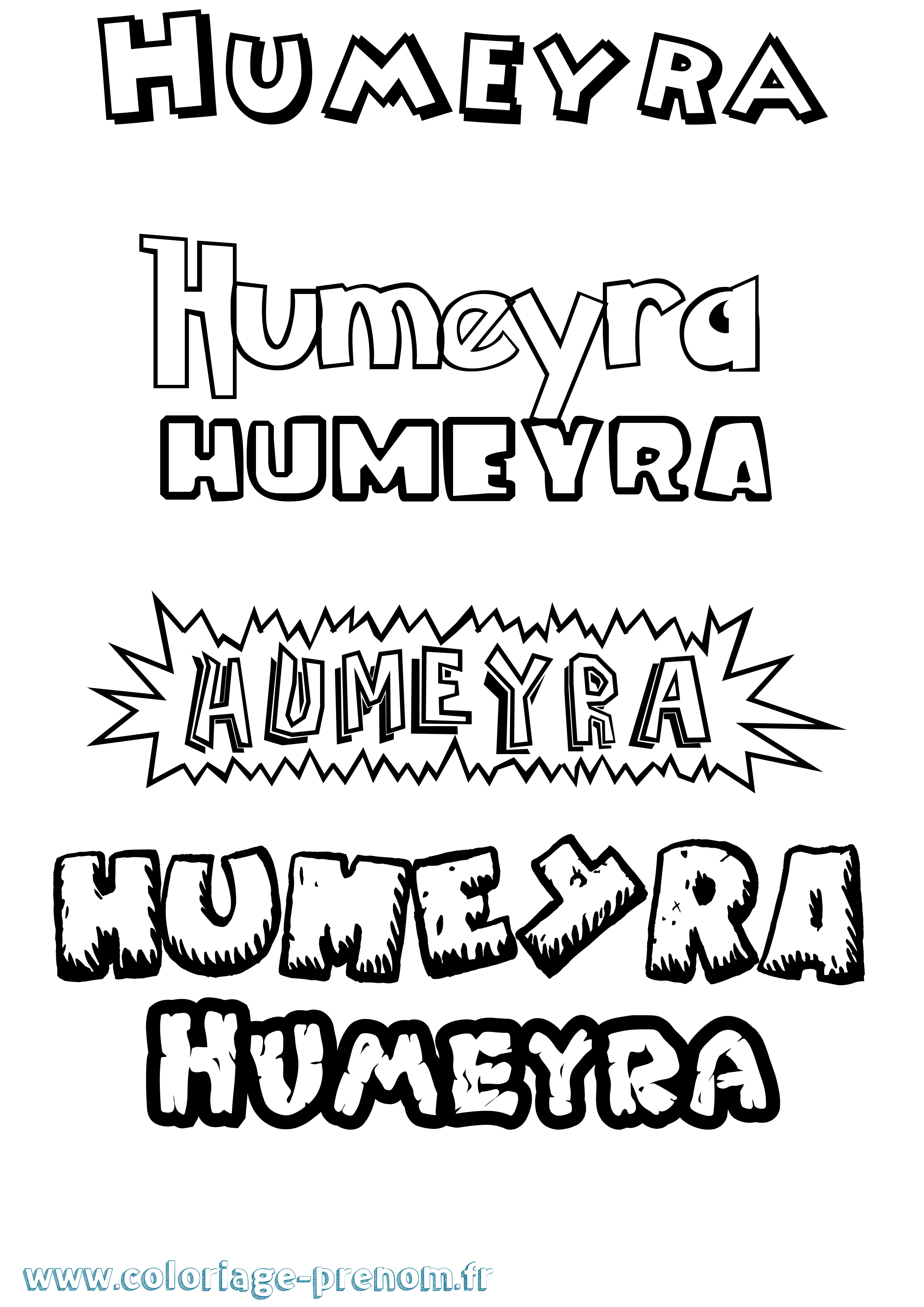 Coloriage Humeyra Dessin Animé Coloriage prénom Humeyra Dessin Animé