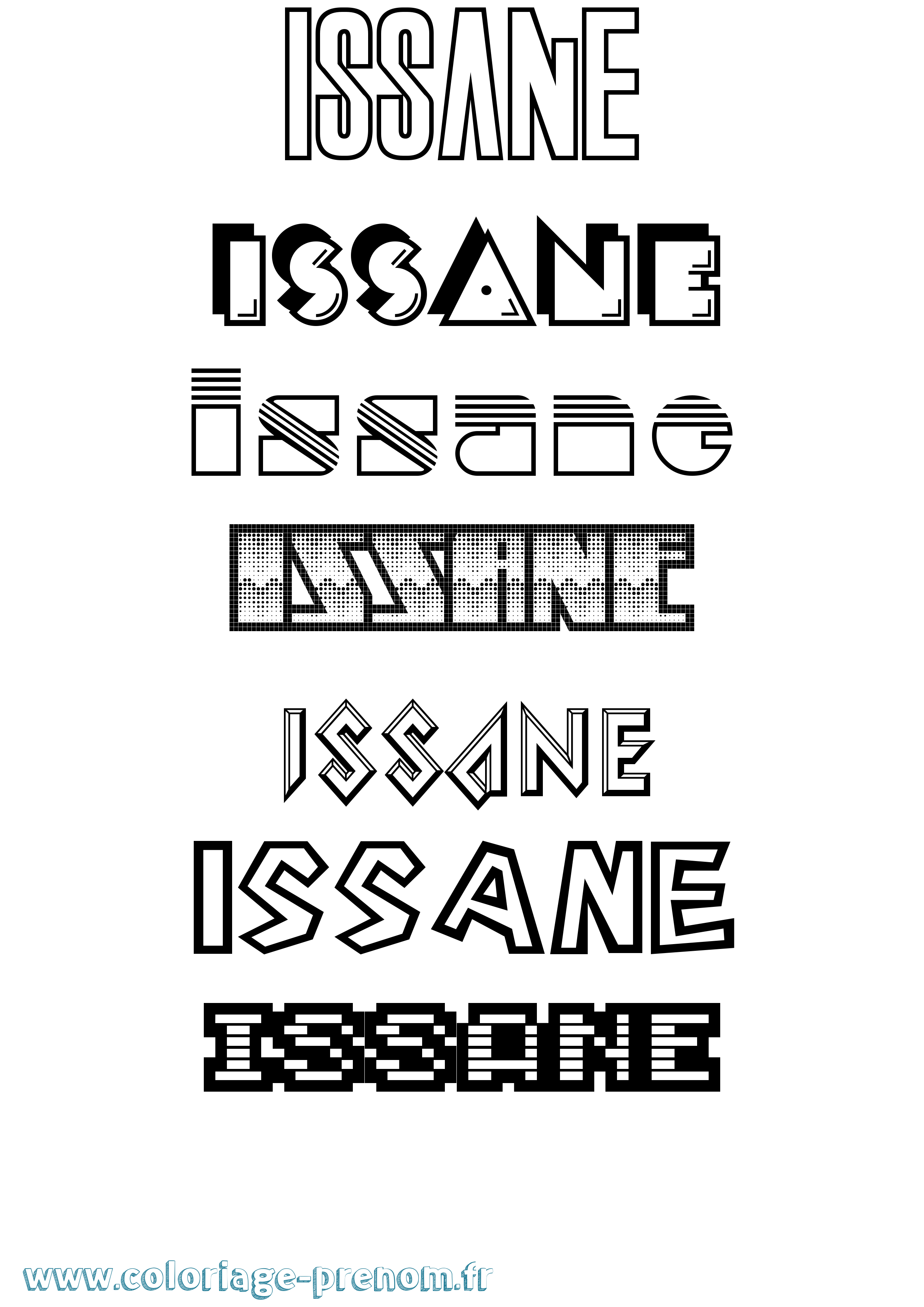 Coloriage Issane Jeux Vidéos Coloriage prénom Issane Jeux Vidéos