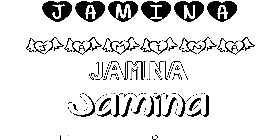 Coloriage Jamina
