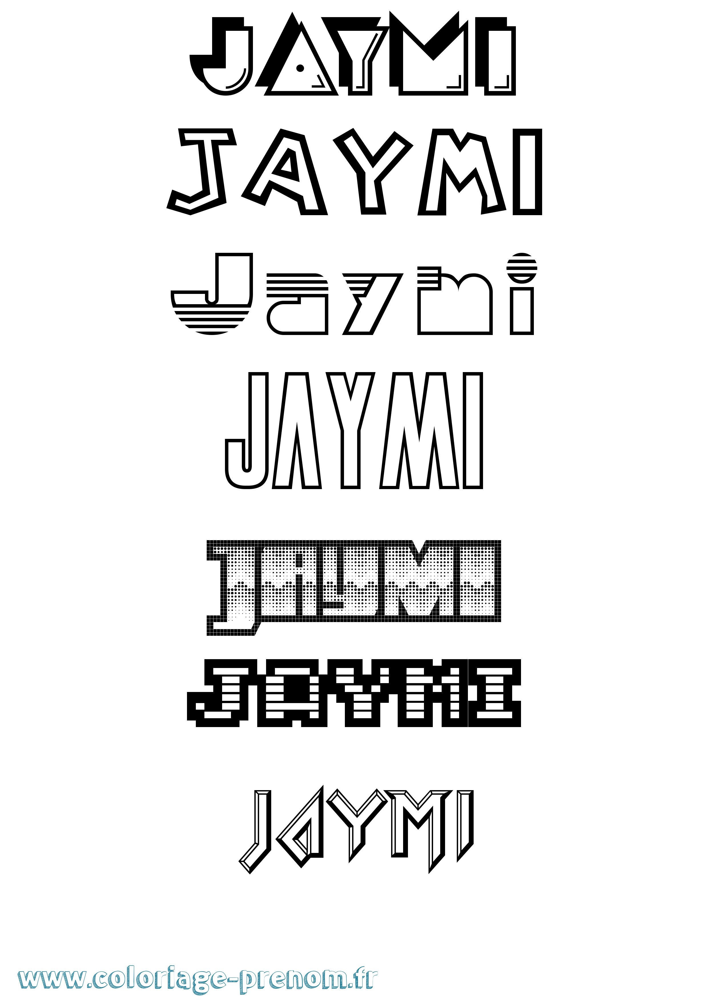 Coloriage Jaymi Jeux Vidéos Coloriage prénom Jaymi Jeux Vidéos